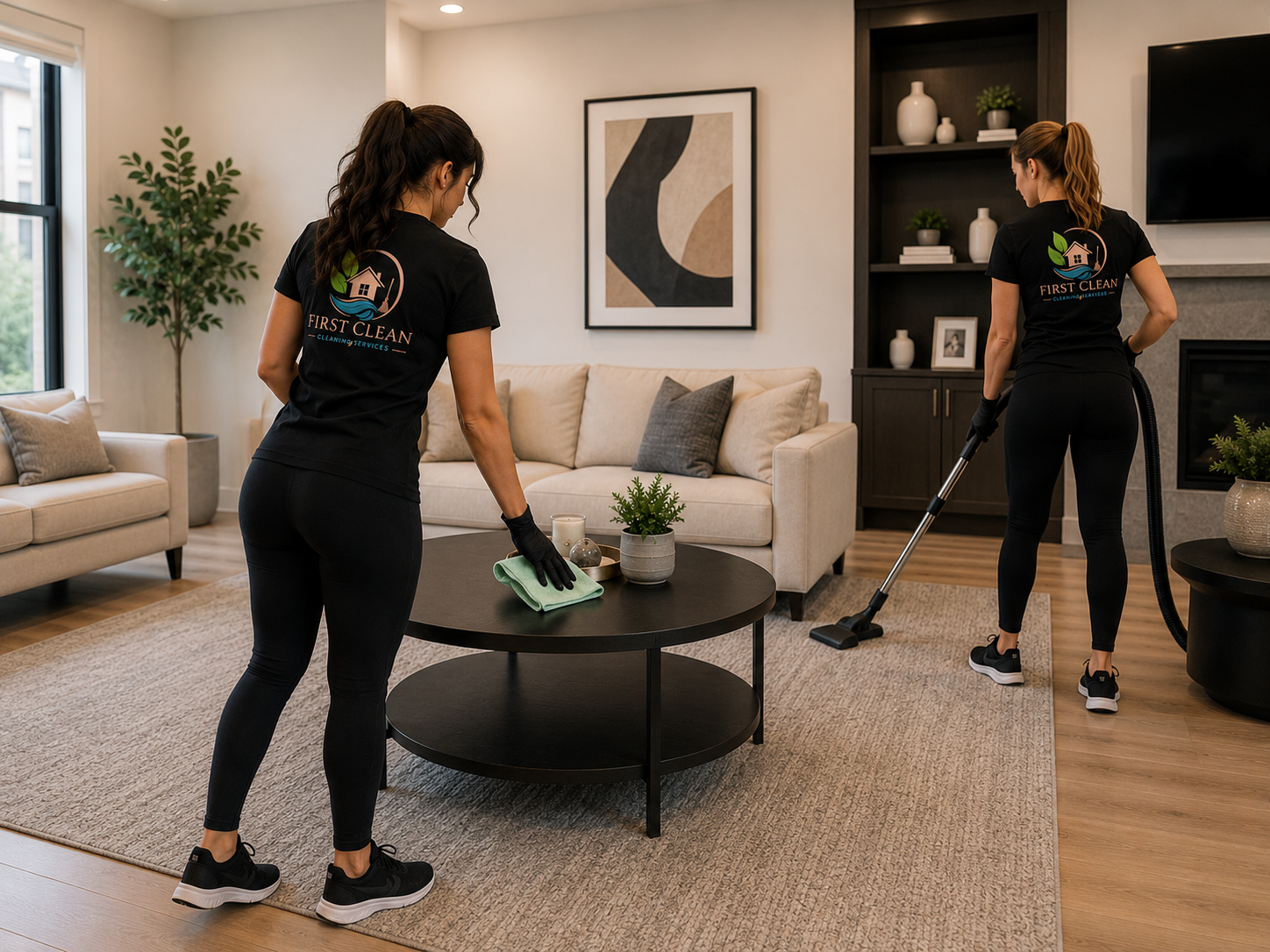 First Clean professional cleaning team
